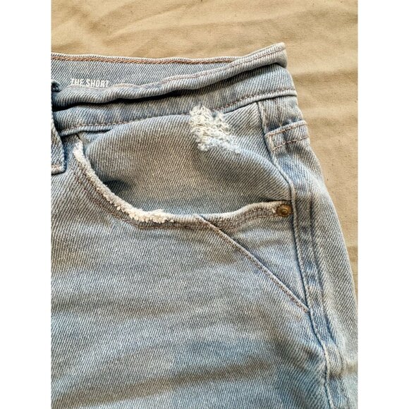 KENSIE Light Blue Denim Shorts - Picture 4 of 9